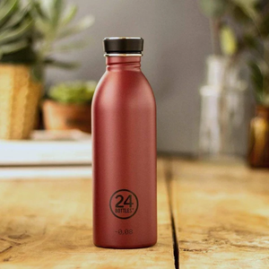 24 Bottles - Insulated Water Bottle | Clima Bottle | Country Red | 500ml