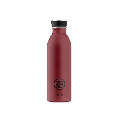 24 Bottles - Insulated Water Bottle | Clima Bottle | Country Red | 500ml