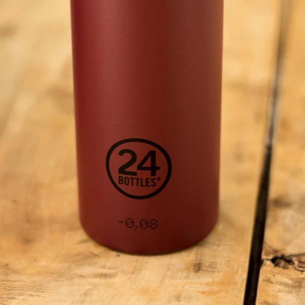 24 Bottles - Insulated Water Bottle | Clima Bottle | Country Red | 500ml