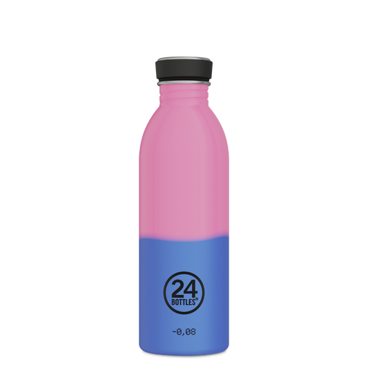 24Bottles Urban Bottle REactive Pink Blue 500ml
