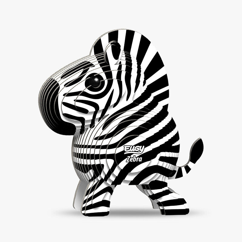 Eugy 3D Model Kit | Zebra