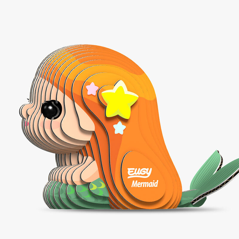 Eugy 3D Model Kit | Mermaid