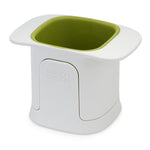 ChopCup: Manual Food Chopper with Ergonomic Handle & Stainless Steel Blades, Dishwasher-Safe, White - Image 1