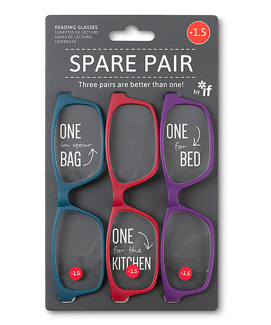 Spare Pair Reading Glasses +2.0 (Brights) - Image 1