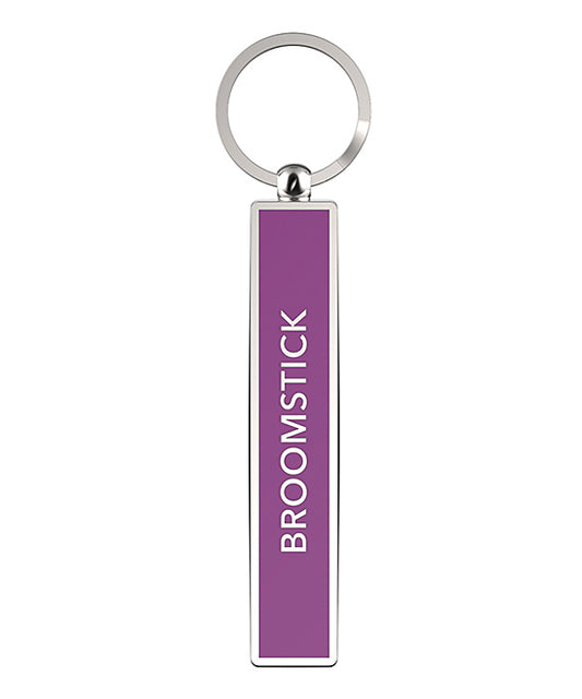 Show Offs Keys Broomstick Keyrings, Purple - Image 1