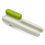 Pivot Can Opener: Manual Freestanding Kitchen Tool Plastic & Metal, White - Image 1