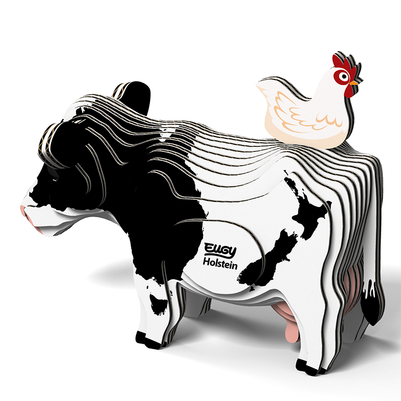 Eugy 3D Model Kit | Holstein Friesian Cow