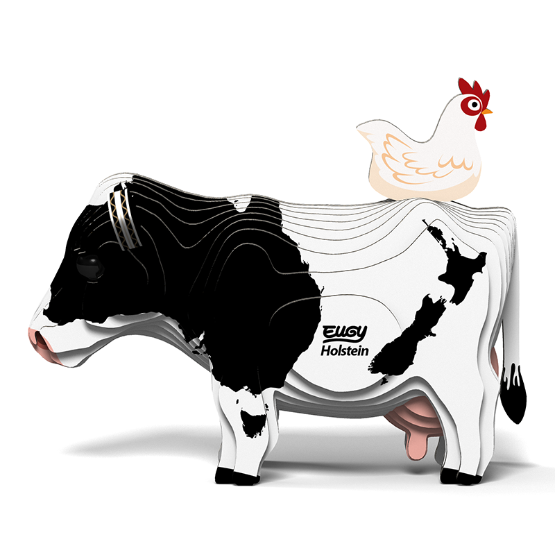 Eugy 3D Model Kit | Holstein Friesian Cow
