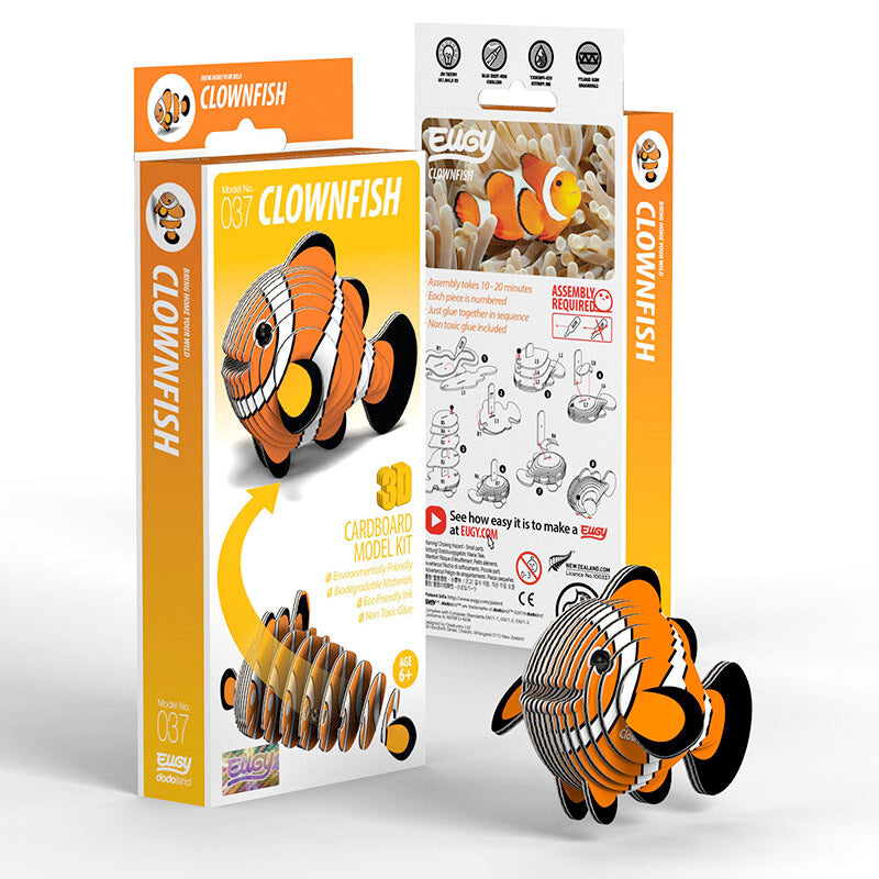 Eugy 3D Model Kit | Clownfish