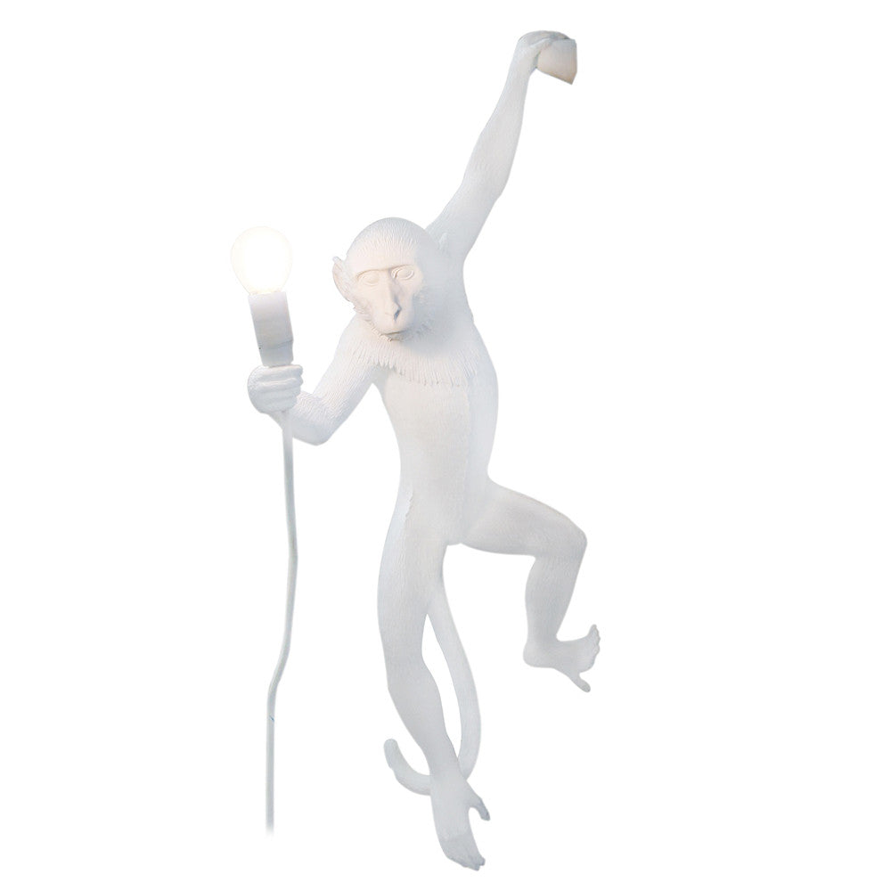 Seletti Marcantonio Monkey Lamp Left - Black - Image 1