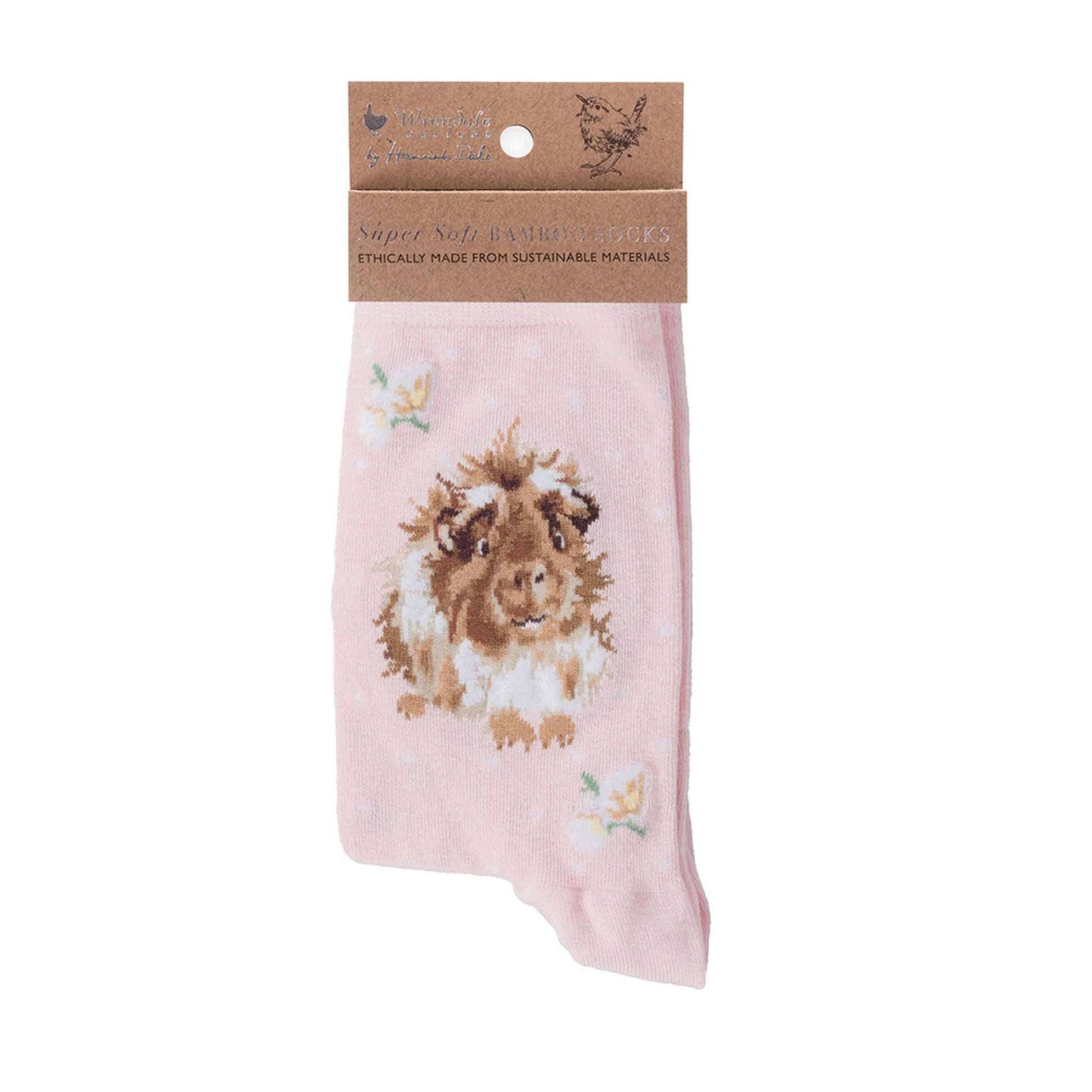'Grinny Pig' Guinea Pig Socks One Size - Image 1