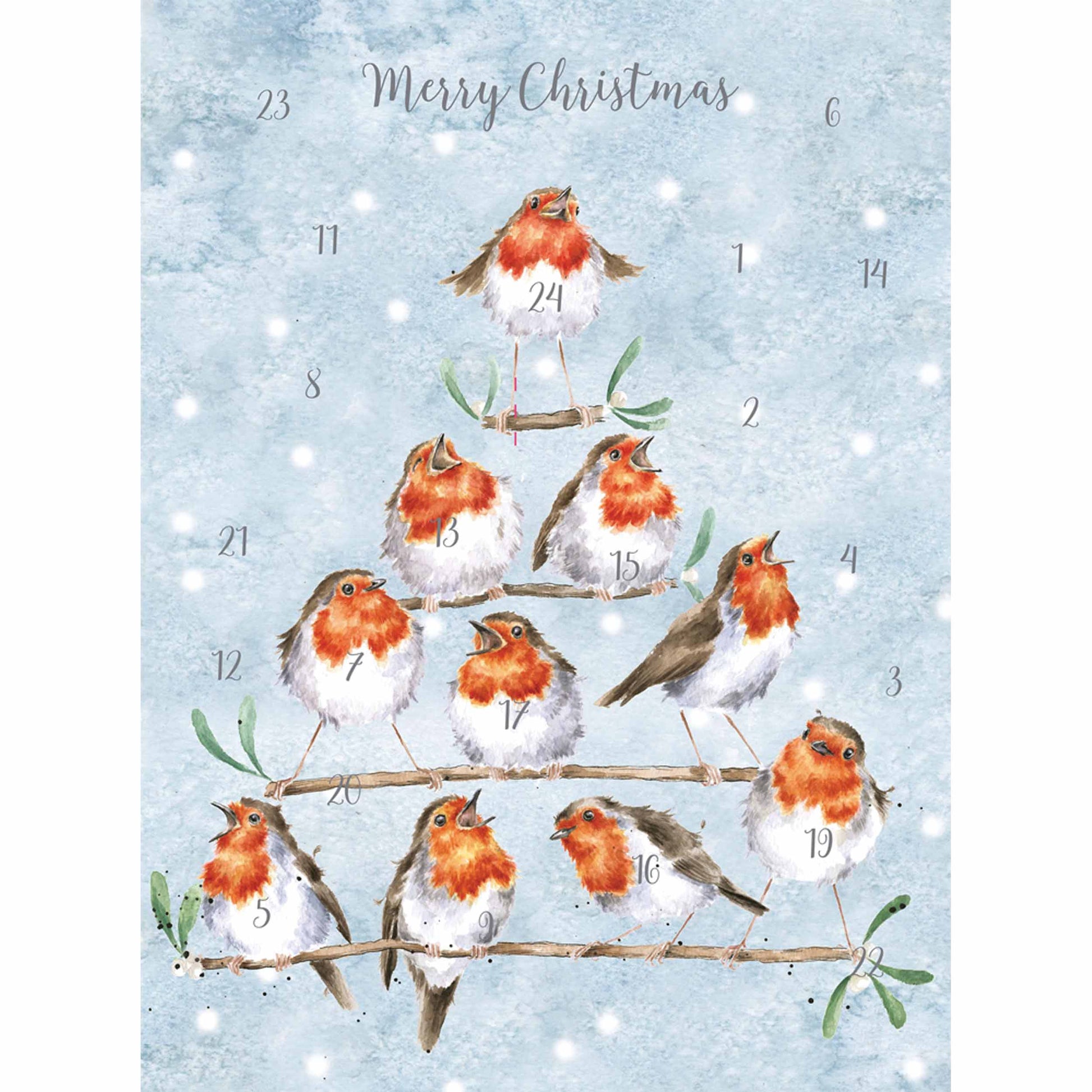 Wrendale Designs, Rockin Robins Advent Calendar - Image 1