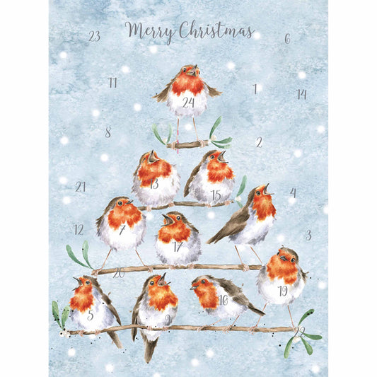 Wrendale Designs, Rockin Robins Advent Calendar - Image 1