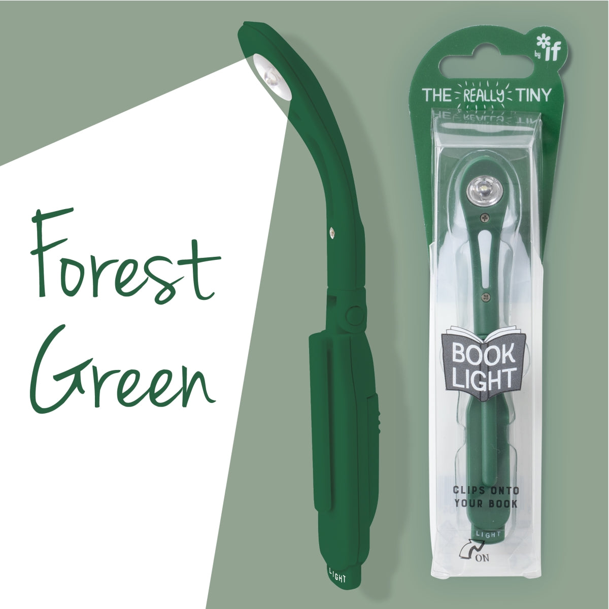 Really Tiny Book Light - Forest Green - Image 1