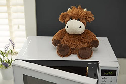 Warmies Junior Plush Highland Cow MEDIUM Warming Microwave Soft Toy Microwave Hot Water Bottles - Image 2