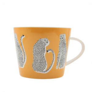 Keith Brymer Jones Scion Living Mug 350ml | Lionel Leopard | Orange