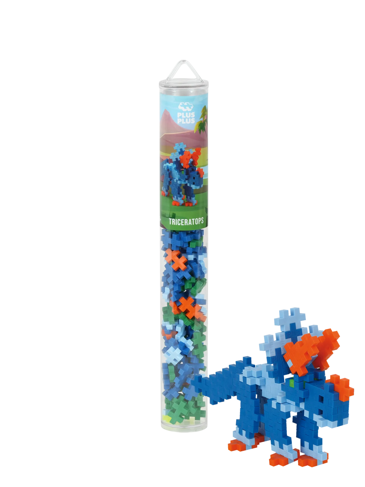 Plus-Plus Triceratops Tube 100 Pieces