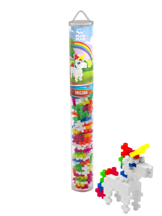 Plus-Plus Unicorn Tube 100 Pieces