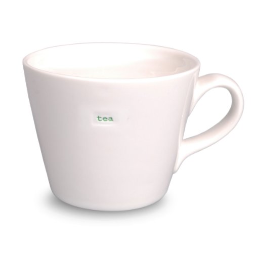 Keith Brymer Jones Word Range 'tea' Bucket Mug, 0.35L - White - Image 1
