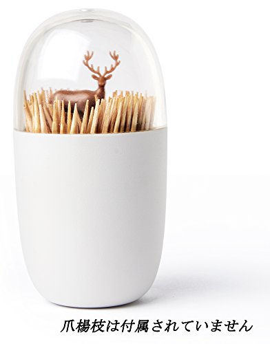 QUALY Deer Meadow Toothpick Holder Unique Home Design Decoration Unusual Gift FKitchen Gadgets Housewarming BPAFree Cool Kitchen Gadgets Modern Home D - Image 1