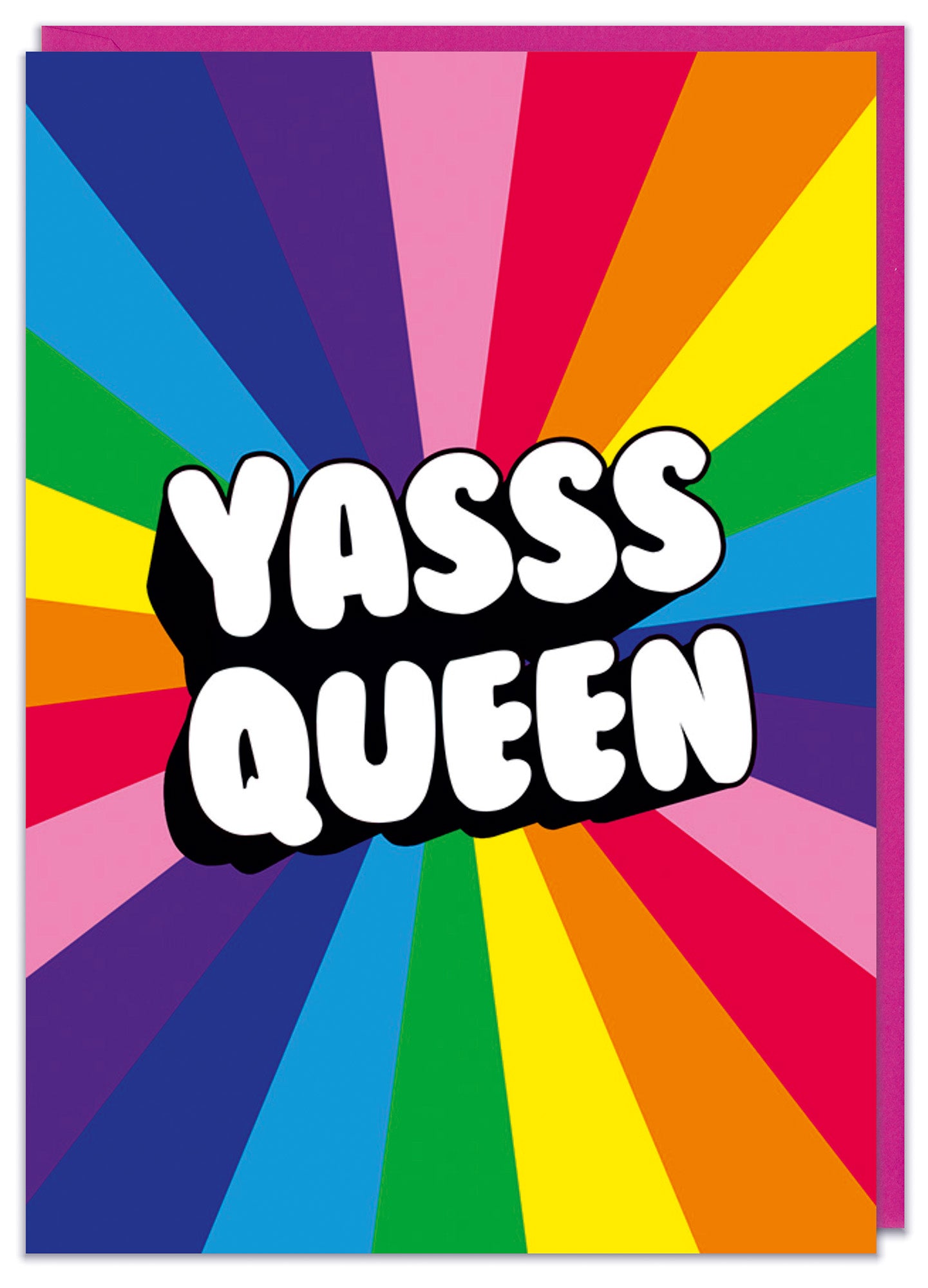 Yasss Queen Gay Card - Image 1