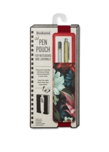 Bookaroo Pen Pouch - Dark Floral - Image 1