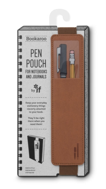 Bookaroo Pen Pouch - Brown - Image 2