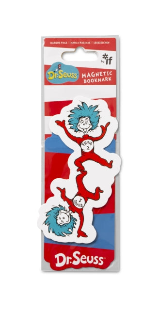 Dr Seuss Thing 1 and Thing 2 Magnetic Bookmark - Image 1
