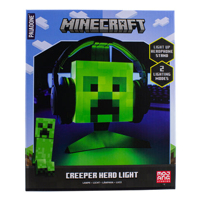 Minecraft Creeper Head Light – Light-up Headphone Stand - Image 3