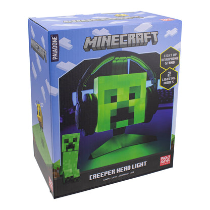 Minecraft Creeper Head Light – Light-up Headphone Stand - Image 4