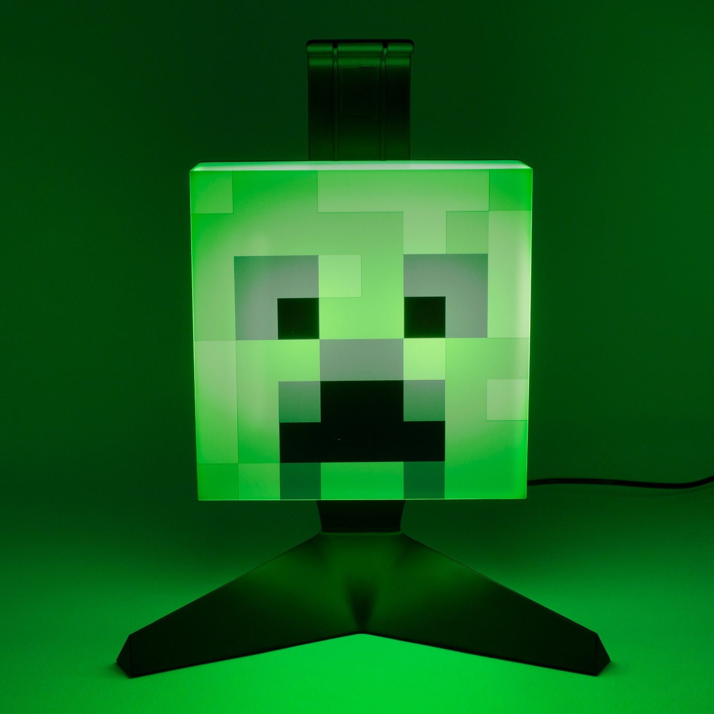 Minecraft Creeper Head Light – Light-up Headphone Stand - Image 5
