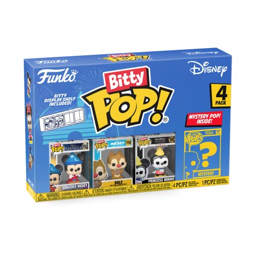 Funko Bitty POP! 4-Pack: Disney - Sorcerer Mickey Collectible - Image 1