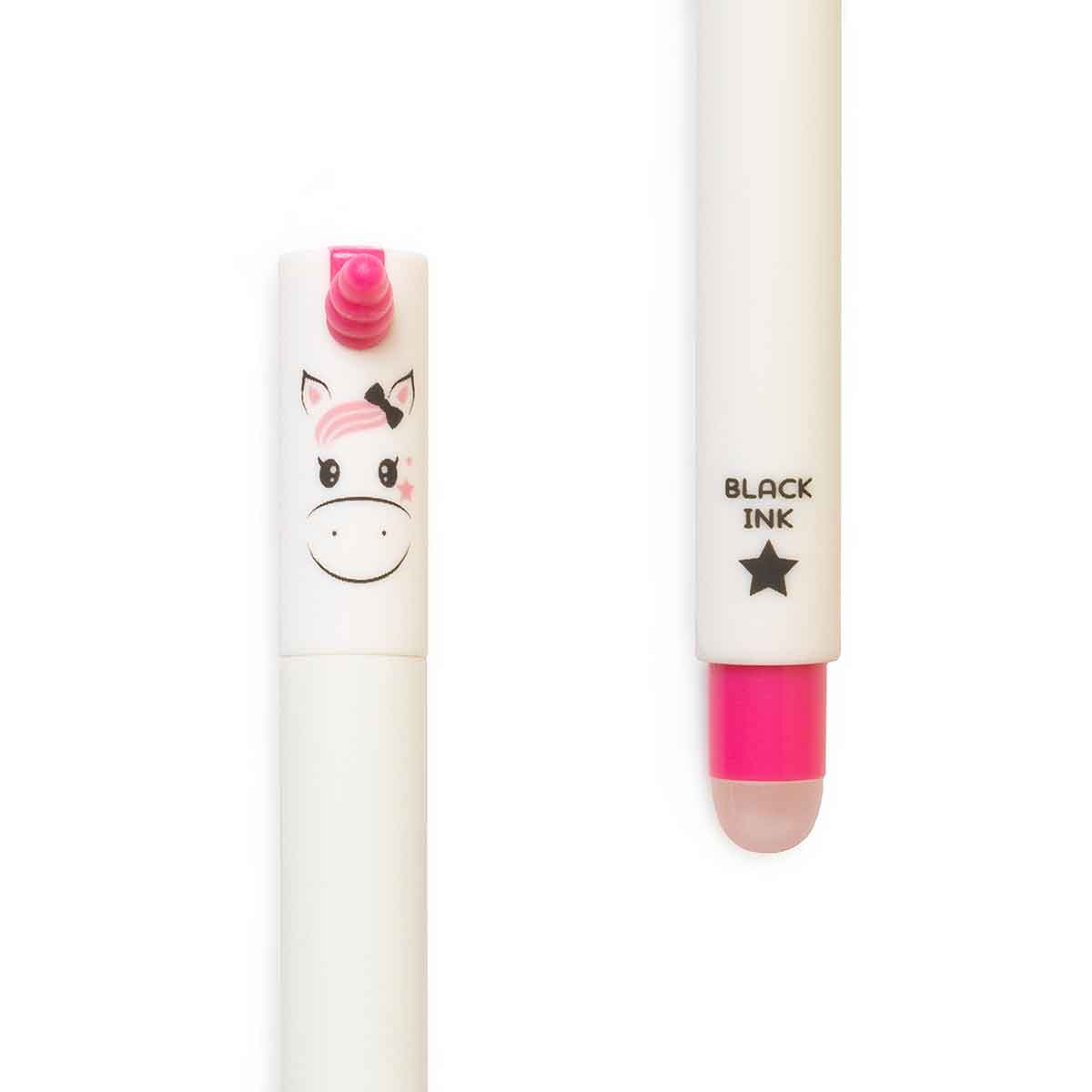 Legami Erasable Ballpoint Gel Pen Unicorn Design - Image 1