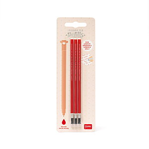 Erasable Gel Pens - Red Ink - Erasable Pen - Set of 3 - Image 2