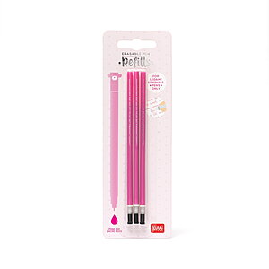 Erasable Gel Pens - Pink Ink - Erasable Pen - Set of 3 - Image 2
