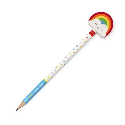 Rainbow Pencil with Eraser - After Rain Comes The Rainbow - Image 1