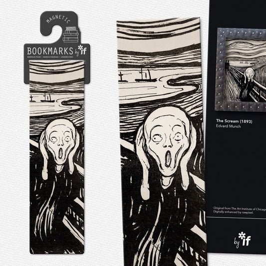 Classics Magnetic Bookmarks - the Scream - Image 1