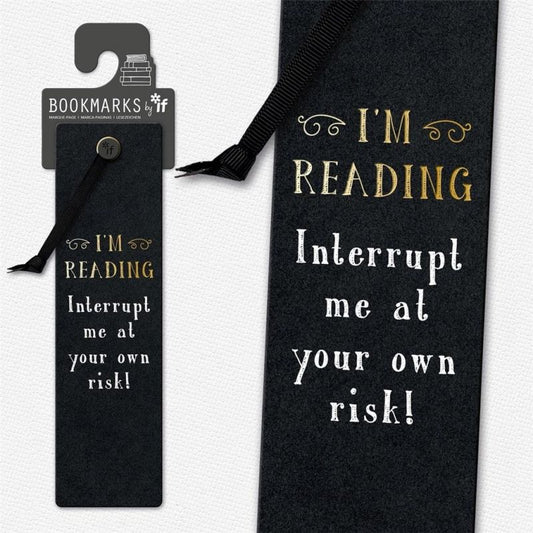 Literary Bookmarks - Interrupt Me - Image 1