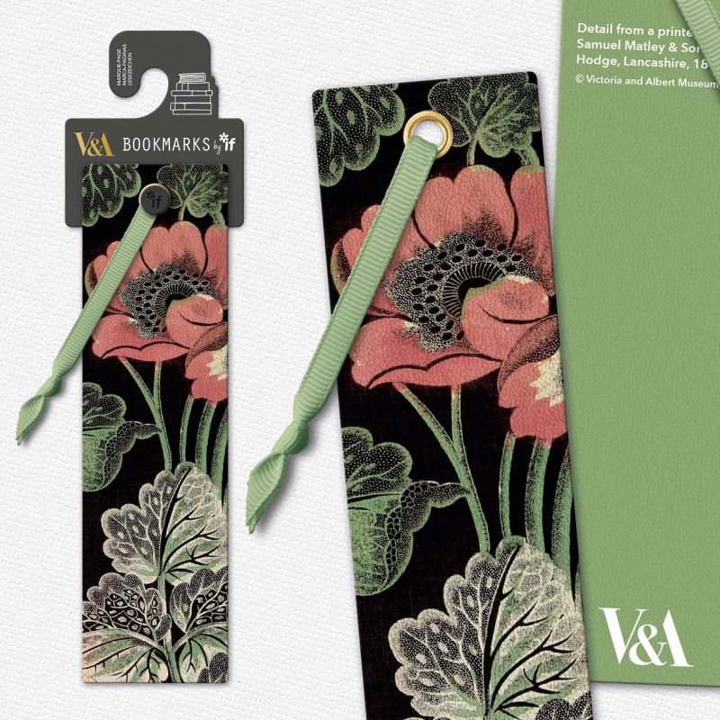 V&A Floral Anemone Bookmark - Image 1