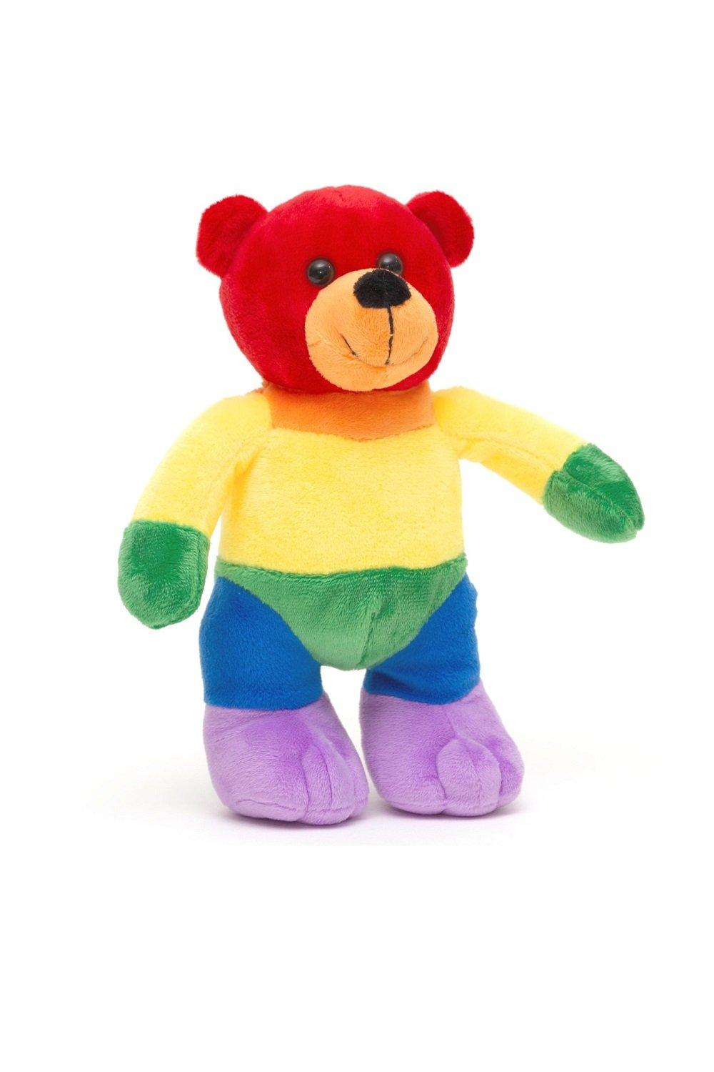 Gay Pride Rainbow Bear Toy - 20cm - Image 1