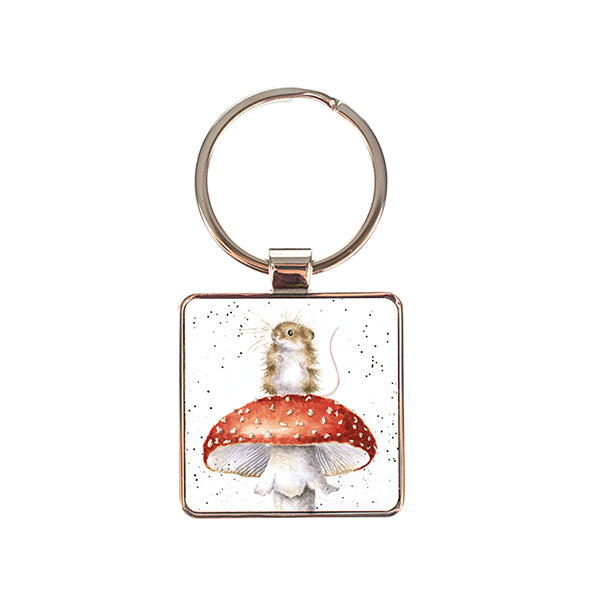 'He's A Fun-Gi' Mouse Keyring  - Image 1