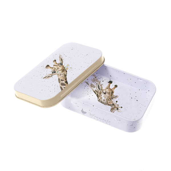 'Flowers' Giraffe Mini Tin - Image 1