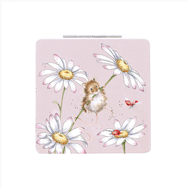 'Oops A Daisy' Mouse Compact Mirror - Image 1