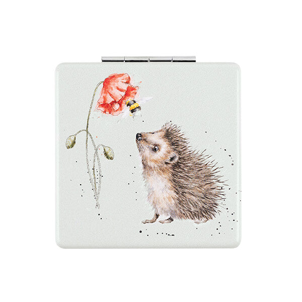 'Busy As A Bee' Hedgehog Compact Mirror - Image 1