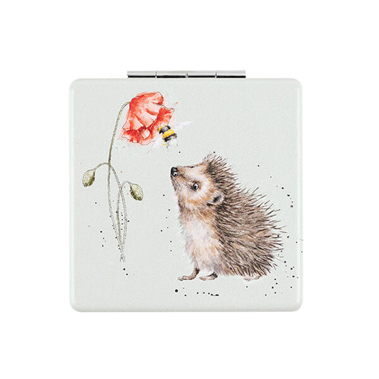 'Busy As A Bee' Hedgehog Compact Mirror - Image 1