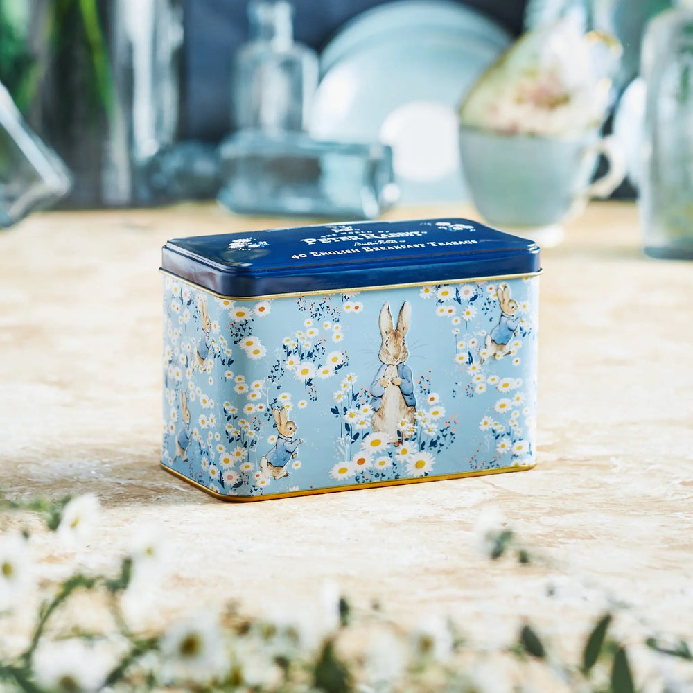 Beatrix Potter Classic Tea Tin with 40 English Breakfast teabags - Image 1