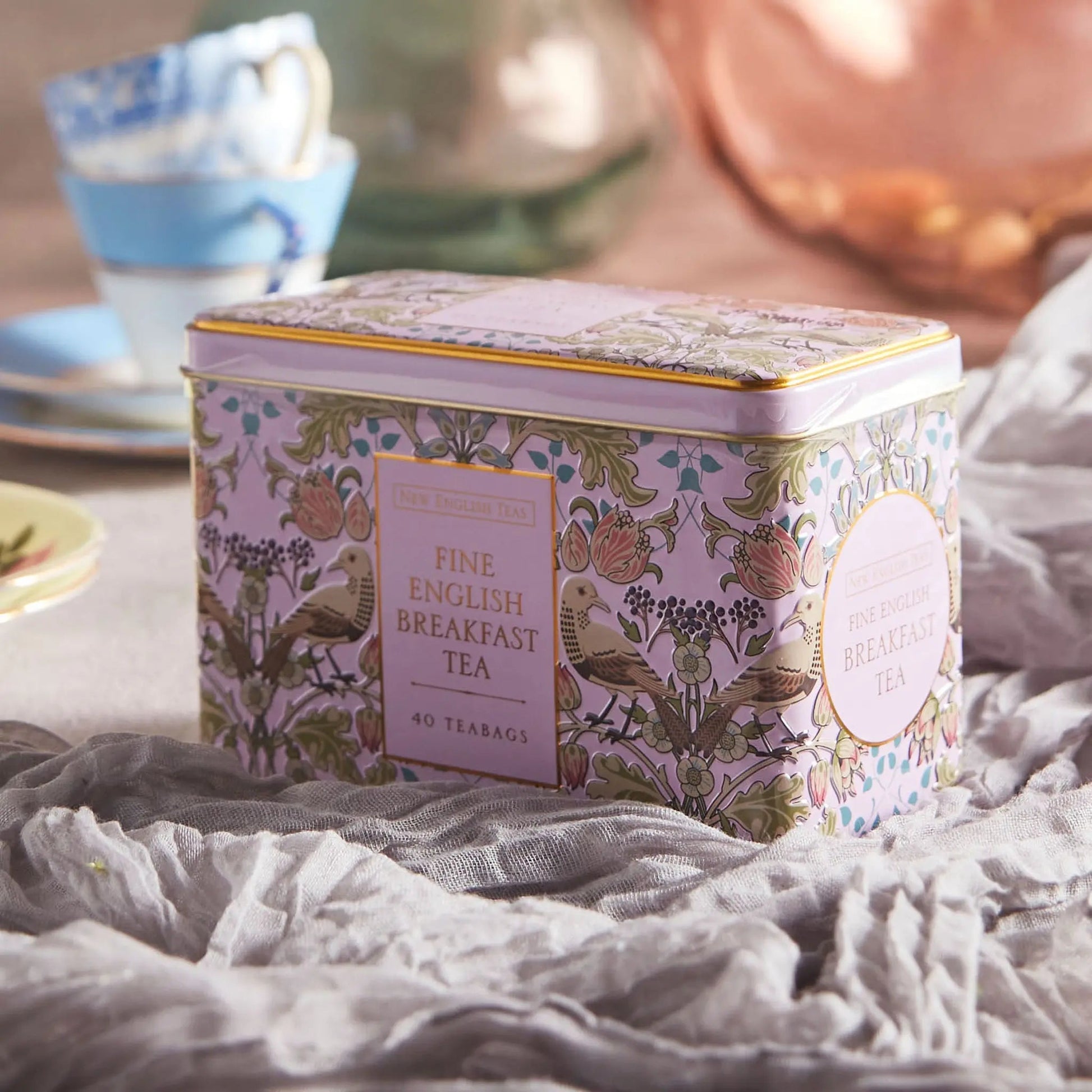 Song Thrush Classic Tea Tin - Image 1