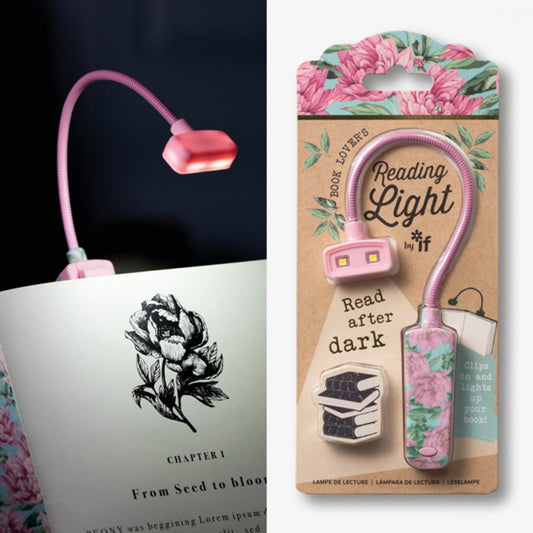 Book Lover's Reading Light - Floral - Image 1