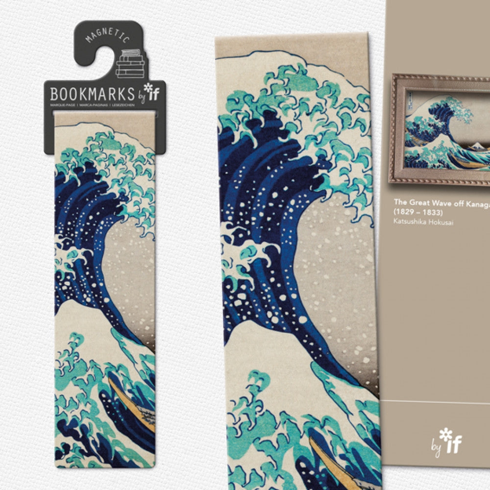 Classics Magnetic Bookmarks - the Great Wave - Image 1