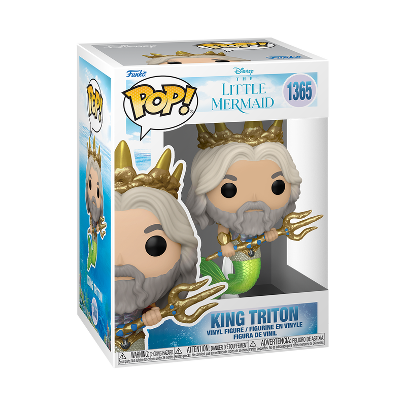 Funko Pop! Disney | The Little Mermaid | King Triton